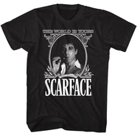 Thumbnail for SCARFACE-SCARFACE WORLD IS MINE CURRENCY-BLACK ADULT S/S TSHIRT