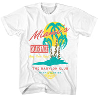 Thumbnail for SCARFACE-SCARFACE THE BABYLON CLUB-WHITE ADULT S/S TSHIRT