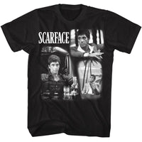 Thumbnail for SCARFACE-SCARFACE WORLD IS YOURS COLLAGE-BLACK ADULT S/S TSHIRT