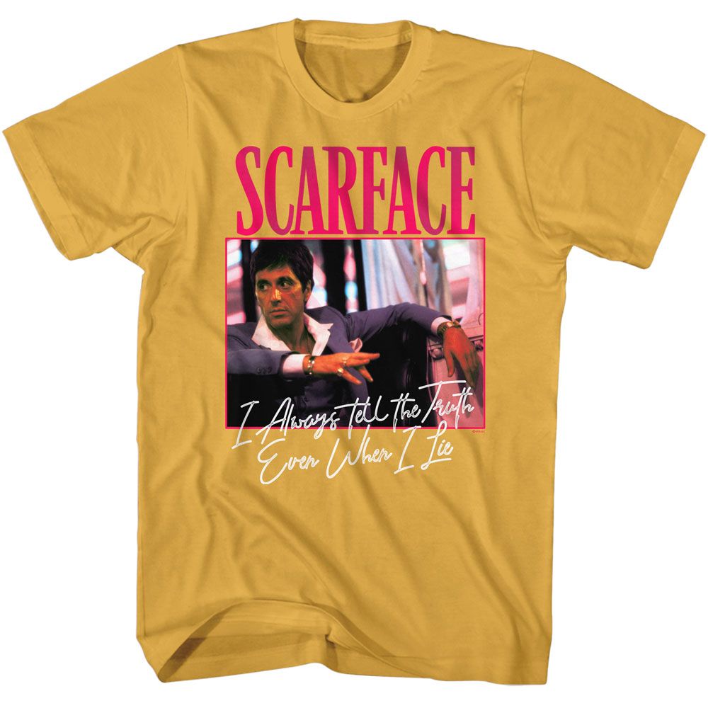 SCARFACE-SCARFACE EVEN WHEN I LIE-GINGER ADULT S/S TSHIRT