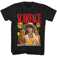 Thumbnail for SCARFACE-SCARFACE ELVIRA MPR-BLACK ADULT S/S TSHIRT