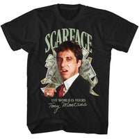 Thumbnail for SCARFACE-SCARFACE MONEY-BLACK ADULT S/S TSHIRT