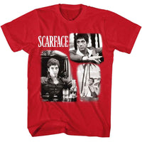 Thumbnail for SCARFACE-SCARFACE WORLD IS YOURS COLLAGE-RED ADULT S/S TSHIRT