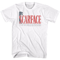 Thumbnail for SCARFACE-THEWORLDIY-WHITE ADULT S/S TSHIRT