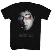 Thumbnail for SCARFACE-CUBAN AVIATORS-BLACK ADULT S/S TSHIRT