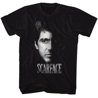 Thumbnail for SCARFACE-RED EYE-BLACK ADULT S/S TSHIRT