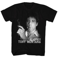 Thumbnail for SCARFACE-TONYS GOT A GUN-BLACK ADULT S/S TSHIRT