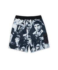 Thumbnail for Scarface Pacino Shorts - Black