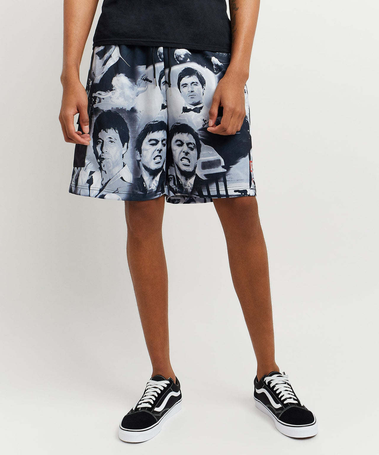 Scarface Pacino Shorts - Black