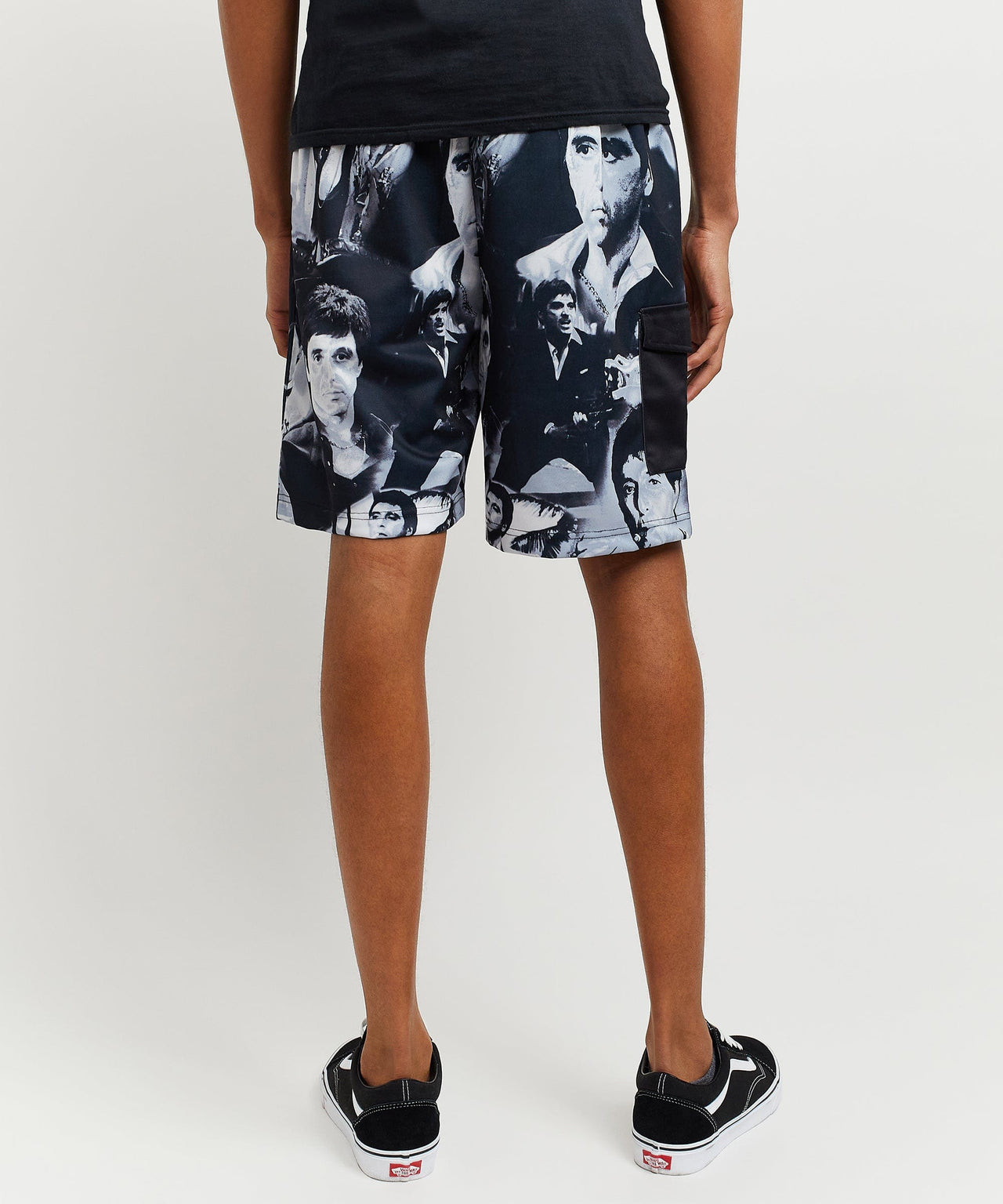 Scarface Pacino Shorts - Black