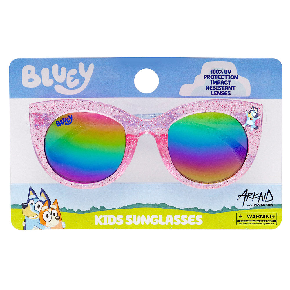 Kids Arkaid Bluey Pink Glitter Cateye - 3 pc prepack ($4.00 EACH)