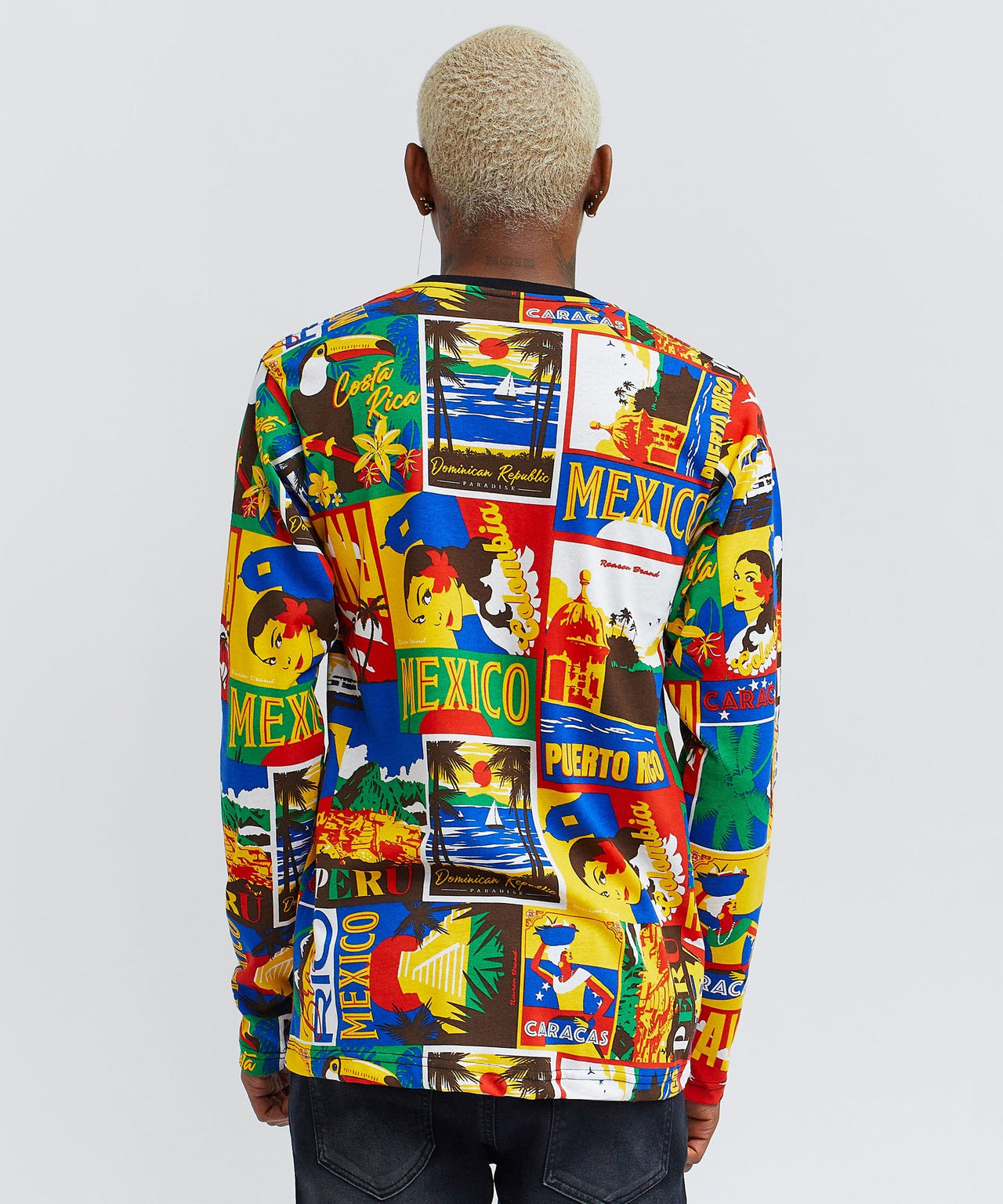 Hispanic Tile L/S T-Shirt