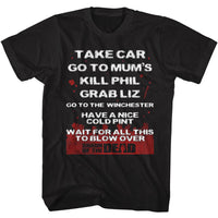 Thumbnail for SHAUN OF THE DEAD-SHAUN OF THE DEAD TAKE CAR-BLACK ADULT S/S TSHIRT