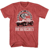 Thumbnail for CARROLL SHELBY-DRAGONSNAKE-RED HEATHER ADULT S/S TSHIRT