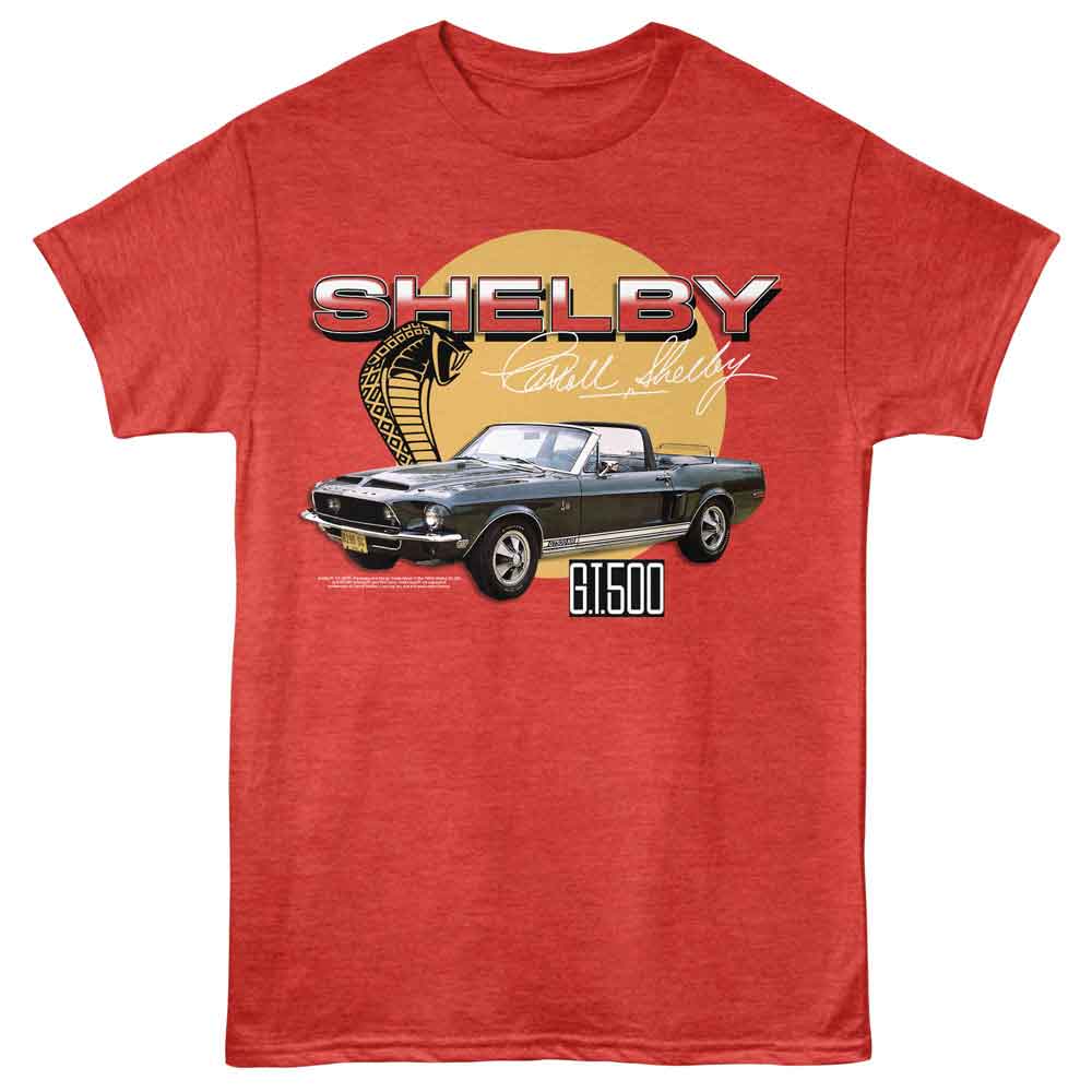 Carroll Shelby - Vintage Car And Snake T-Shirt