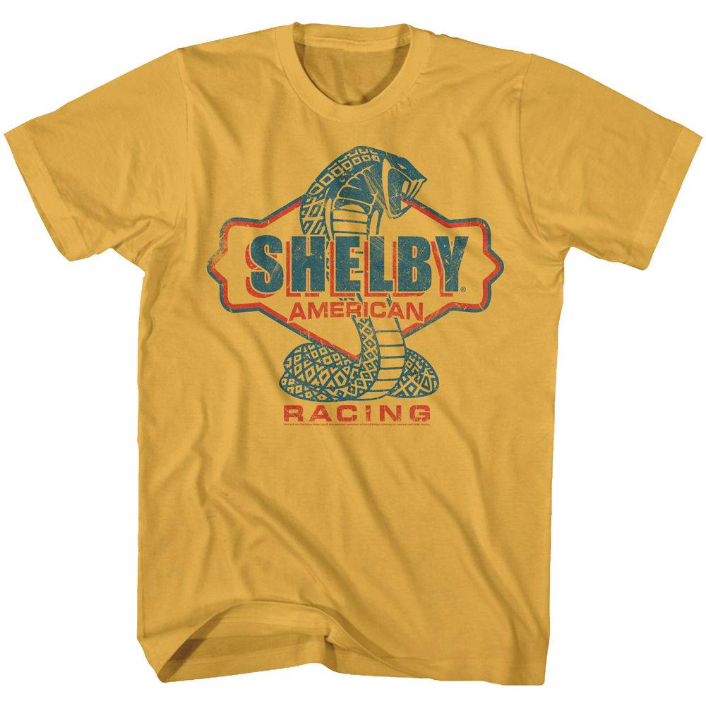 CARROLL SHELBY-OLD SIGN STYLE-GINGER ADULT S/S TSHIRT