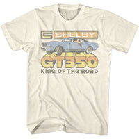Thumbnail for CARROLL SHELBY-VINTAGE 350-NATURAL ADULT S/S TSHIRT