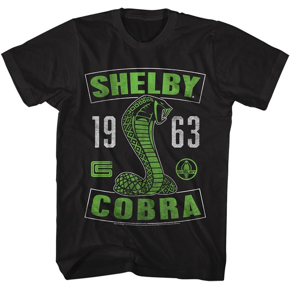 CARROLL SHELBY-SHELBY SC 1963-BLACK ADULT S/S TSHIRT