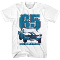 Thumbnail for CARROLL SHELBY-SHELBY 65 GT350-WHITE ADULT S/S TSHIRT