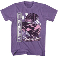 Thumbnail for CARROLL SHELBY-SHELBY ONLY THE BEST-PURPLE HEATHER ADULT S/S TSHIRT