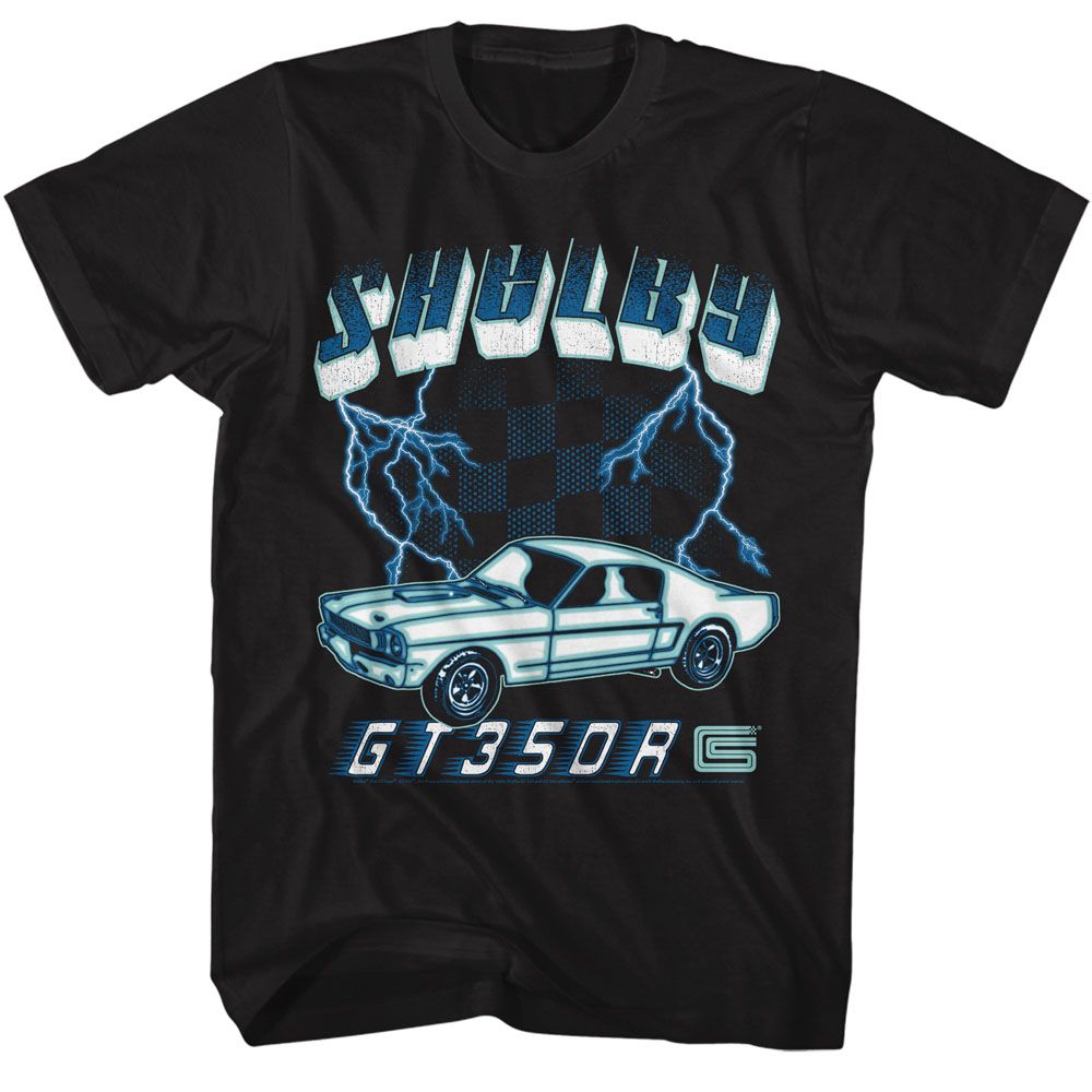 SHELBY-SHELBY GT350R-BLACK ADULT S/S TSHIRT