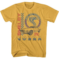 Thumbnail for CARROLL SHELBY-CARROLL SHELBY VINTAGE COLLAGE-GINGER ADULT S/S TSHIRT