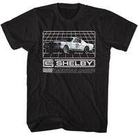 Thumbnail for CARROLL SHELBY-SHELBY GRID-BLACK ADULT S/S TSHIRT
