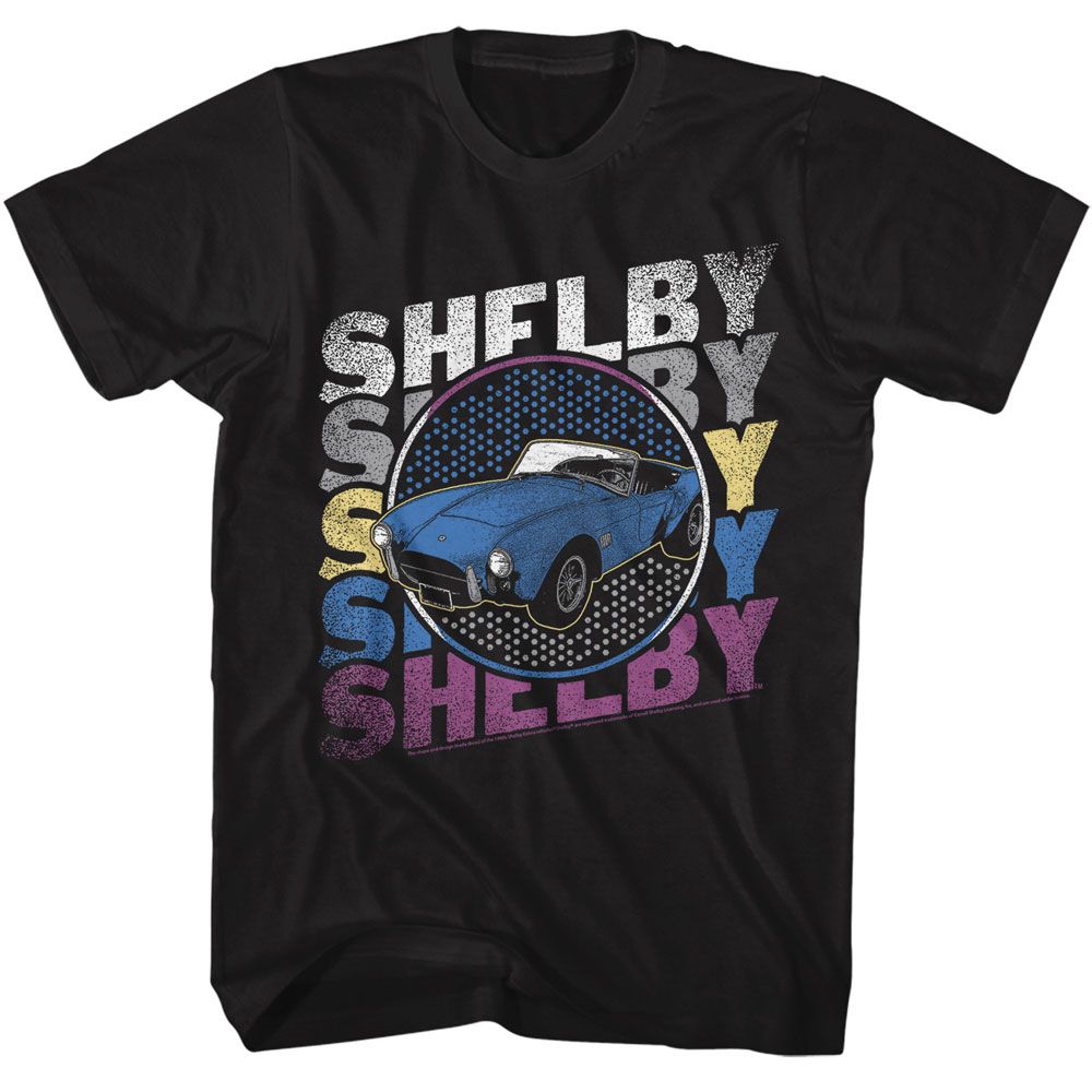 CARROLL SHELBY-SHELBY XS-BLACK ADULT S/S TSHIRT