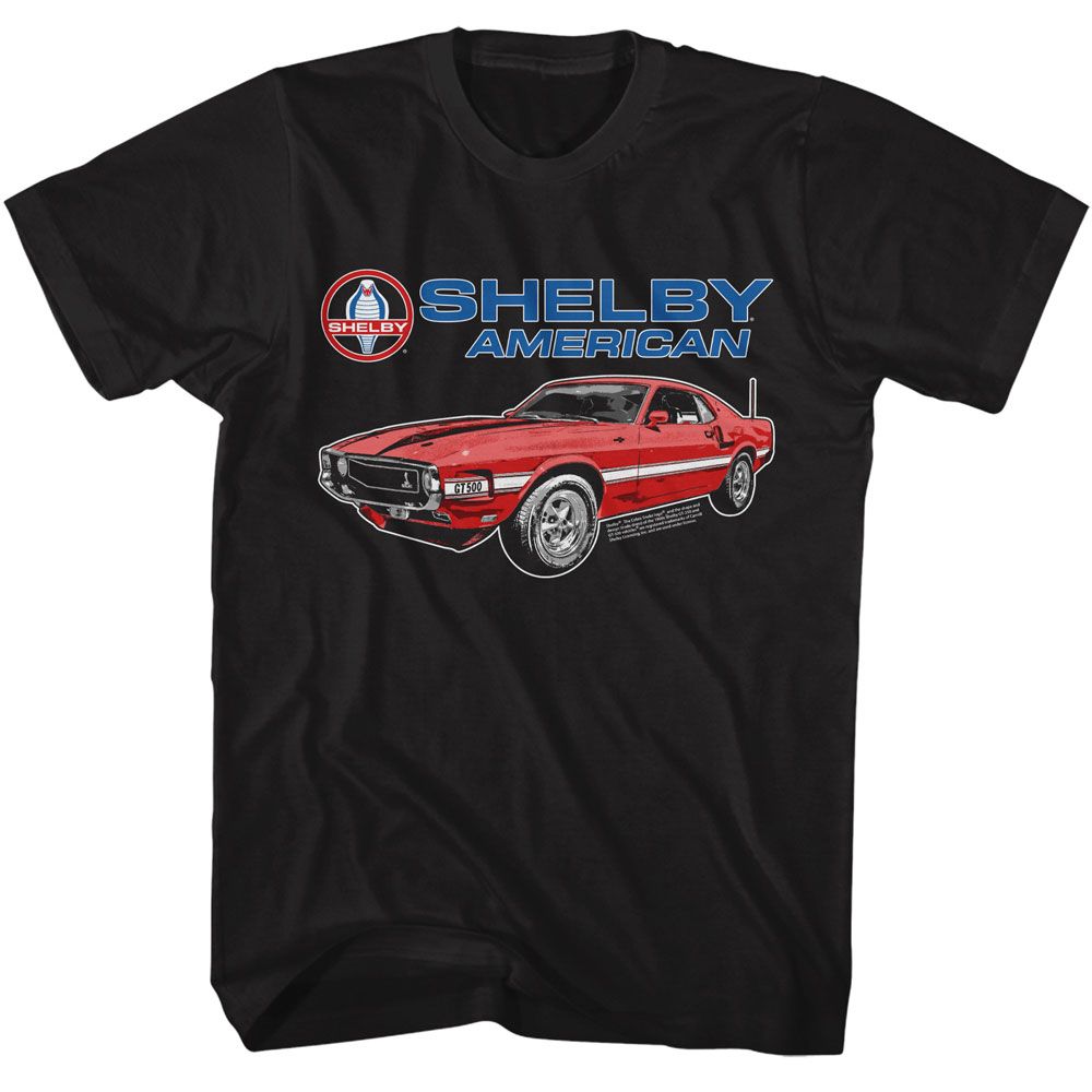 CARROLL SHELBY-CARROLL SHELBY AMERICAN-BLACK ADULT S/S TSHIRT