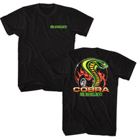 Thumbnail for CARROLL SHELBY-SHELBY DRAGON SNAKE FRONT AND BACK-BLACK ADULT S/S TSHIRT