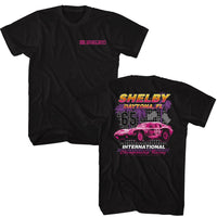 Thumbnail for CARROLL SHELBY-SHELBY INTERNATIONAL CHAMP FRONT AND BACK-BLACK ADULT S/S TSHIRT