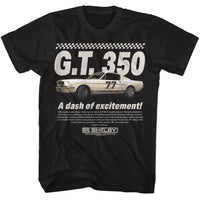 Thumbnail for CARROLL SHELBY-SHELBY A DASH OF EXCITEMENT-BLACK ADULT S/S TSHIRT