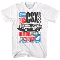 Thumbnail for CARROLL SHELBY-CARROLL SHELBY GT 40 DAYTONA 2000KM-WHITE ADULT S/S TSHIRT