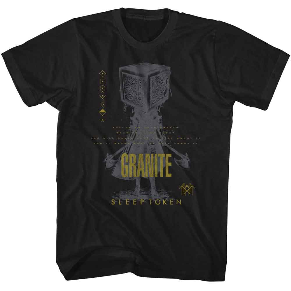 SLEEP TOKEN-SLEEP TOKEN GRANITE-BLACK ADULT S/S TSHIRT