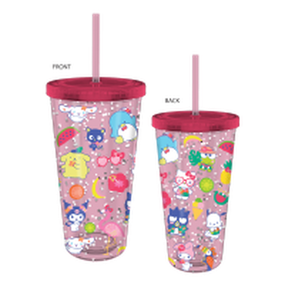 Sanrio Hello Kitty & Friends Icons  32oz Confetti Cold Cup – 12 pc ppk ($7.50 each)