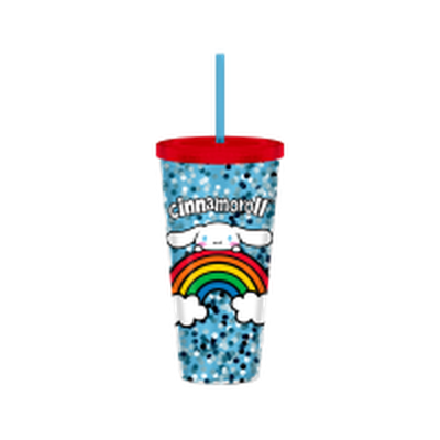 CINAMAROLL RAINBOW PEEKING  32oz Confetti Cold Cup – 12 pc ppk ($7.50 each)