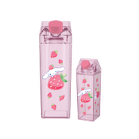 Thumbnail for Sanrio Cinnamoroll Rolling Strawberry  16.2oz Plastic Milk Carton Bottle – 12 pc ppk ($5.50 each)