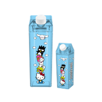 Thumbnail for Sanrio Hello Kitty and Friends Stacked Friends and Clouds  16.2oz Plastic Milk Carton Bottle – 12 pc ppk ($5.50 each)