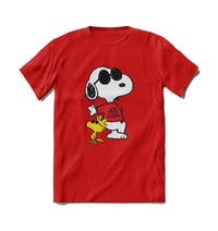 Thumbnail for BRIEF INSANITY Peanuts Snoopy Joe Cool Unisex Short Sleeve Sleep Shirt
