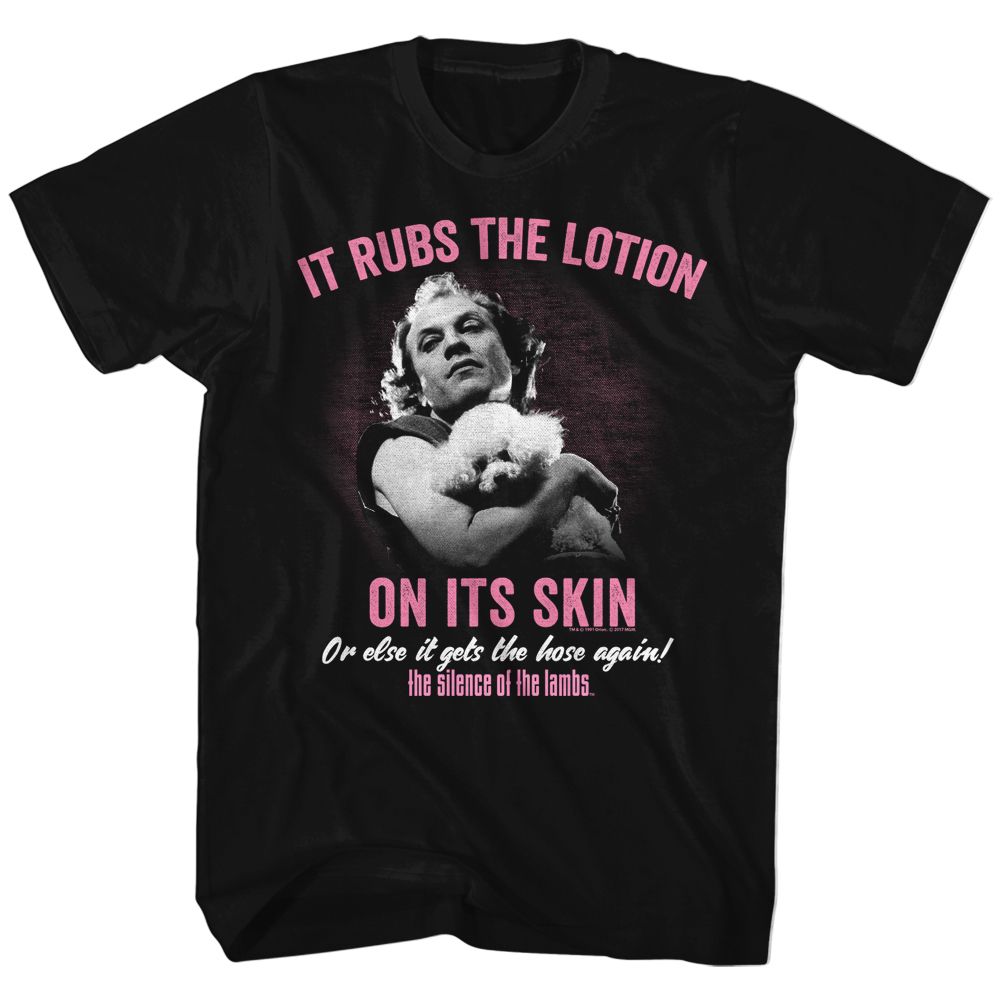SILENCE OF THE LAMBS-LOTION-BLACK ADULT S/S TSHIRT