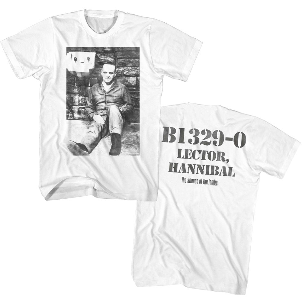 SILENCE OF THE LAMBS-B1329-0-WHITE ADULT S/S TSHIRT