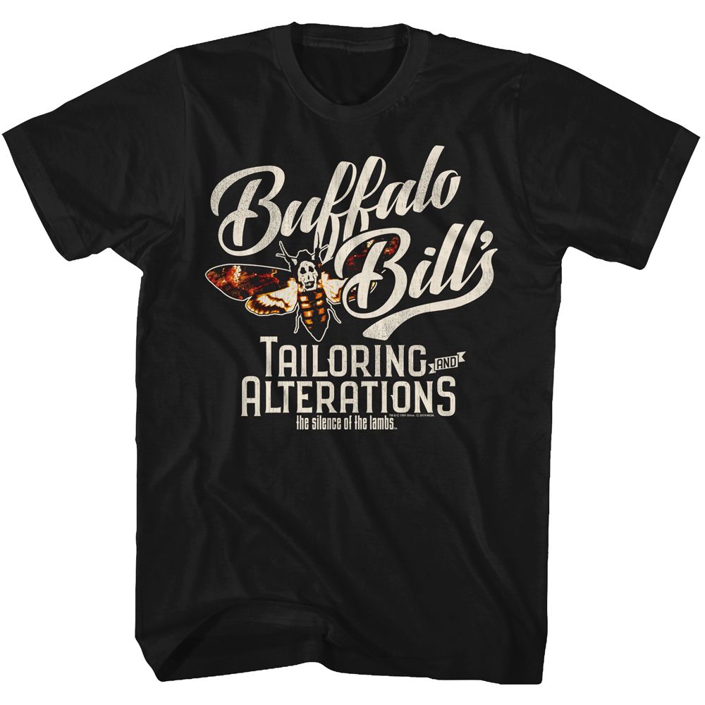SILENCE OF THE LAMBS-TAILORING-BLACK ADULT S/S TSHIRT