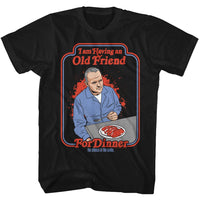 Thumbnail for SILENCE OF THE LAMBS-FRIEND FOR DINNER-BLACK ADULT S/S TSHIRT