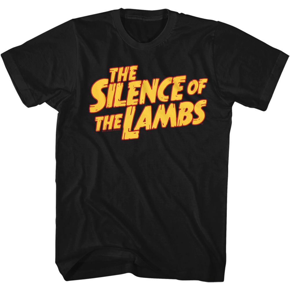 SILENCE OF THE LAMBS-RETROLOGO-BLACK ADULT S/S TSHIRT