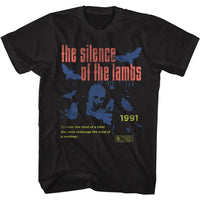 Thumbnail for SILENCE OF THE LAMBS-MIND OF A MADMAN-BLACK ADULT S/S TSHIRT