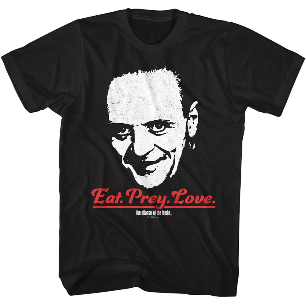 SILENCE OF THE LAMBS-EAT THE RUDE-BLACK ADULT S/S TSHIRT