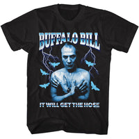 Thumbnail for SILENCE OF THE LAMBS-SILENCE IT WILL GET THE HOSE-BLACK ADULT S/S TSHIRT