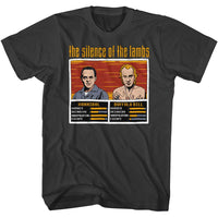 Thumbnail for SILENCE OF THE LAMBS-SILENCE HANNIBAL VS BILL-SMOKE ADULT S/S TSHIRT