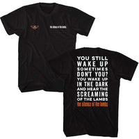 Thumbnail for SILENCE OF THE LAMB-SILENCE SCREAMING OF THE LAMBS-BLACK ADULT S/S TSHIRT