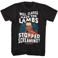 Thumbnail for SILENCE OF THE LAMBS-SOL WAVY LAMBS TEXT-BLACK ADULT S/S TSHIRT
